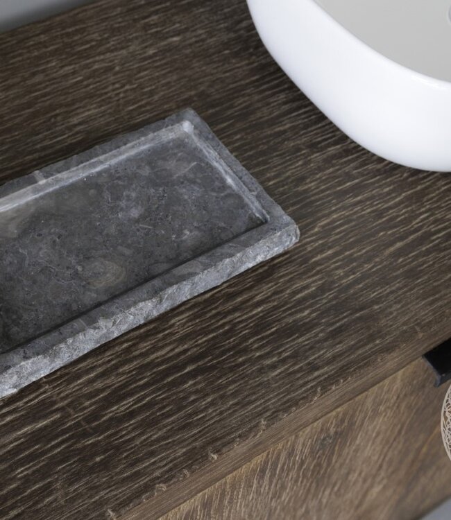 Be-Uniq Zeep Dispenser set van 3 | Marble Rock | H20xB25xD15 cm