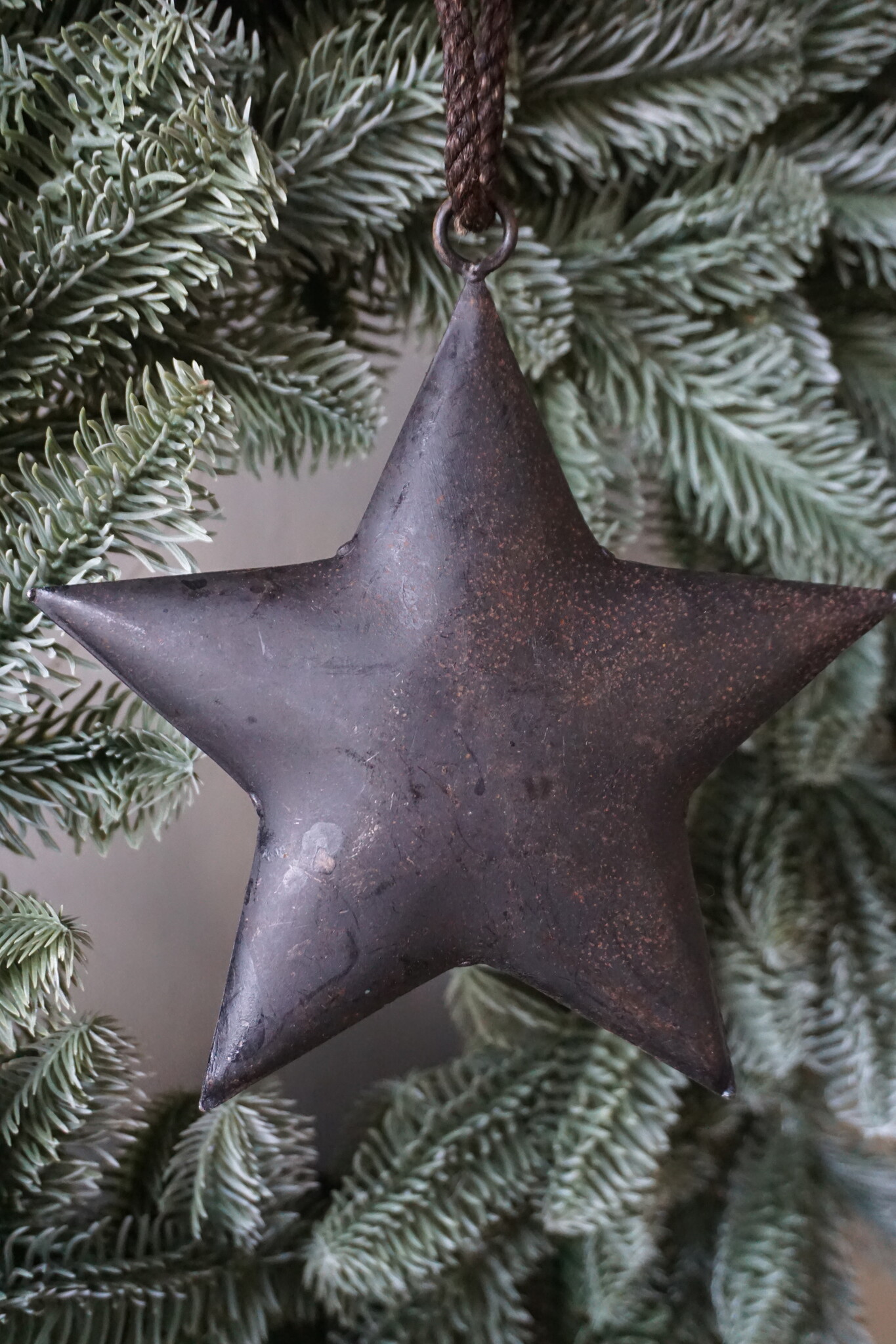Rene Houtman Roestige Metalen Ster Aan Lint | 15 cm