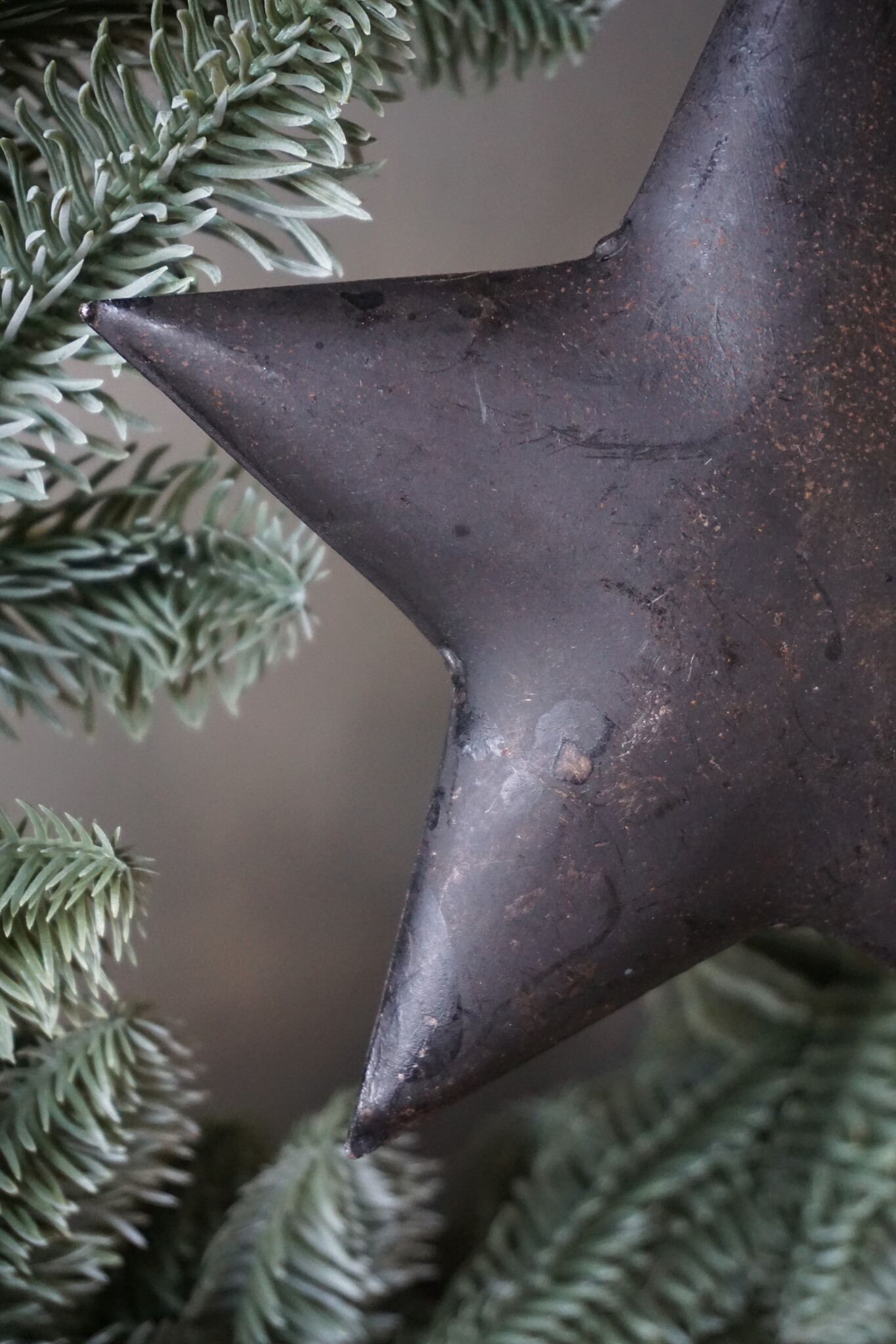 Rene Houtman Roestige Metalen Ster Aan Lint | 15 cm