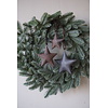 Roestige Metalen Ster Aan Lint | 15 cm
