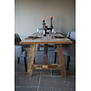 Oud Eikenhouten Tafel | L300 x D100 x H78 cm