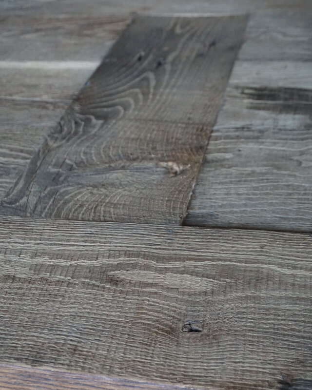 Rene Houtman Oud Eikenhouten Tafel | L300 x D100 x H78 cm