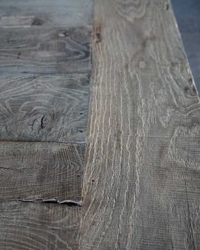 Rene Houtman Oud Eikenhouten Tafel | L300 x D100 x H78 cm