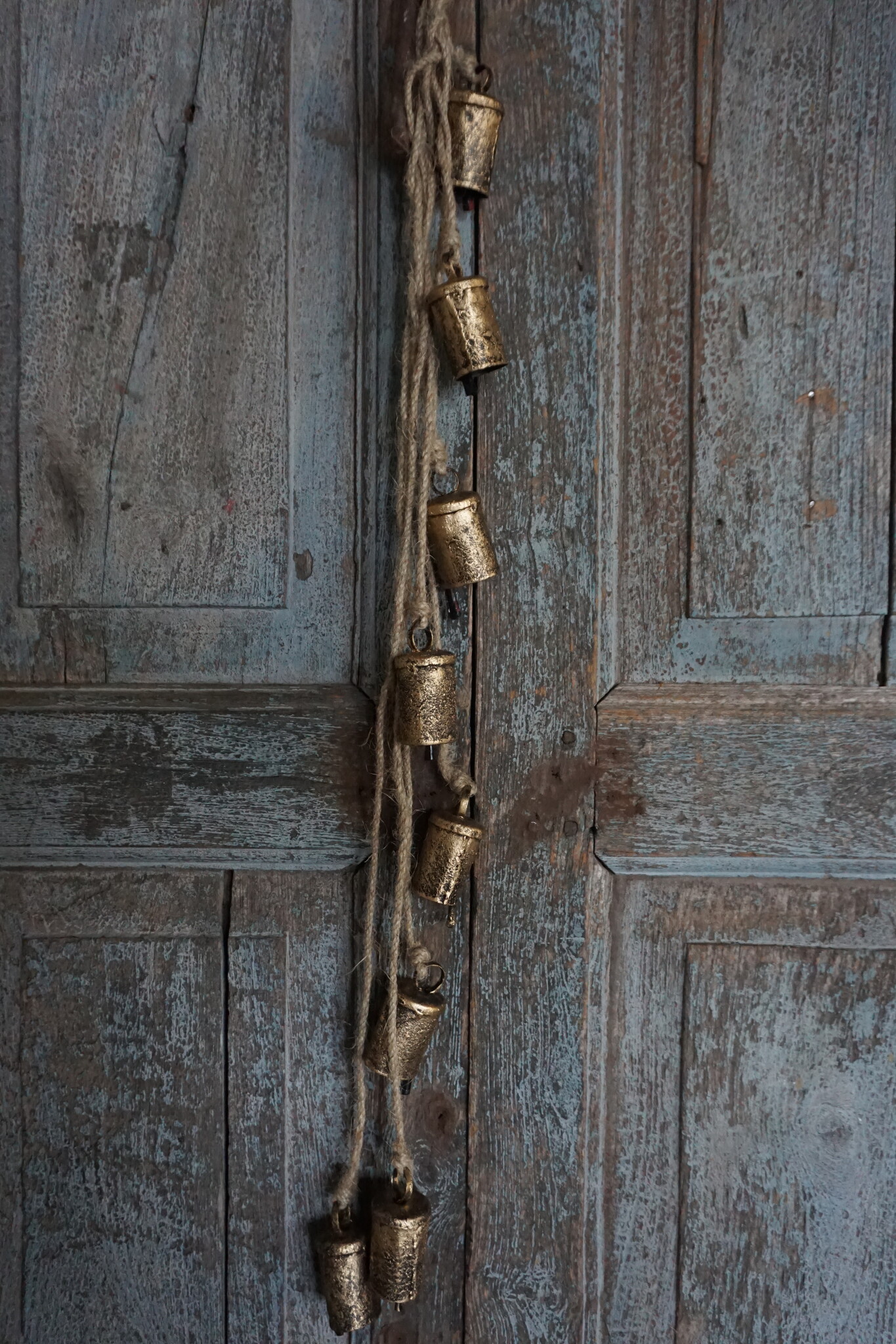 Brynxz Tros Met 8 Bellen | Antiek Goud | L80 cm
