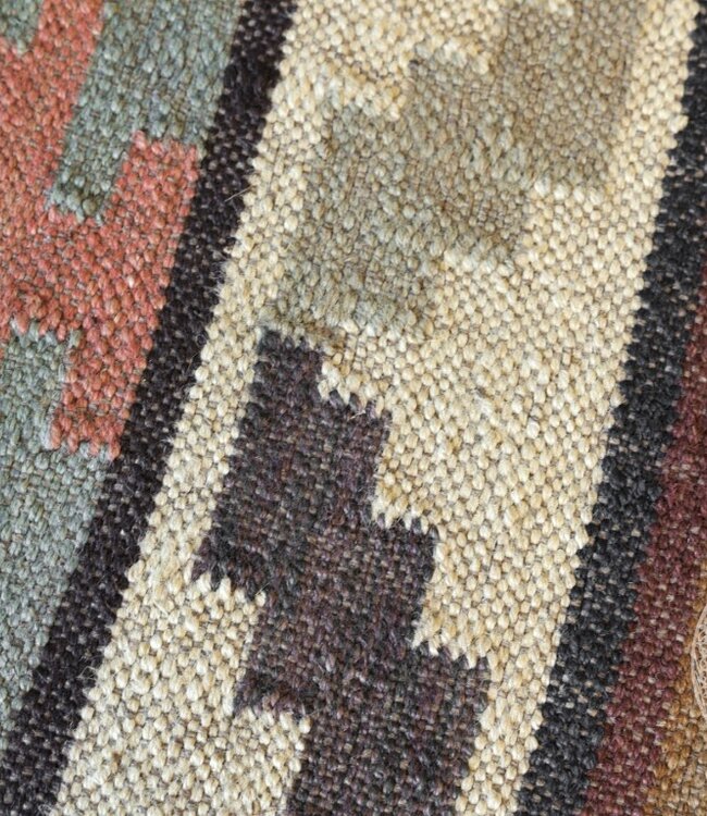 Be-Uniq Bankje Rustiek | Oude Kelim Nr 3 | H50xB120xD45 cm