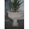 Stenen Pot Met Voetstuk | D61,5xH62 cm | Nr2