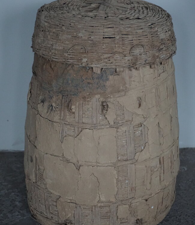 Be-Uniq Unieke Leemmand Handgemaakt | D33 x H50 cm