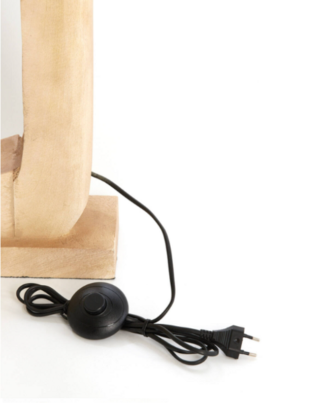 Light&Living Vloerlamp Kelafo Naturel | 38x12x125 cm