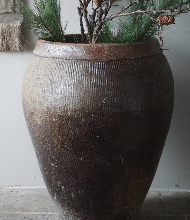 Be-Uniq Donkere Stenen Pot XL | D60 x H80 | Nr 2