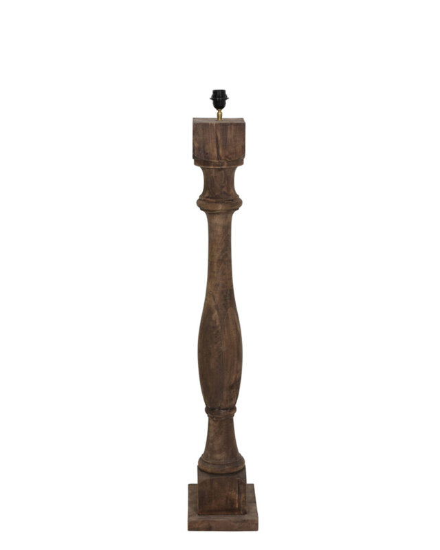 Light&Living Vloerlamp Robbia Donker Bruin | 23x23x125 cm