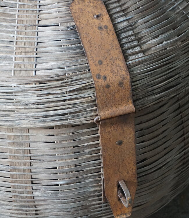 Be-Uniq Basket Met Deksel | Rattan | D60 x H40 cm