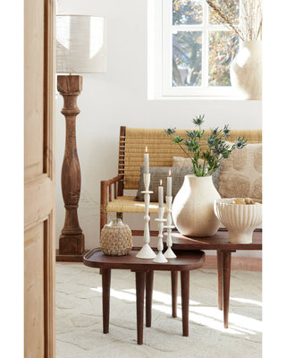 Light&Living Vloerlamp Robbia Naturel | 23x23x125 cm