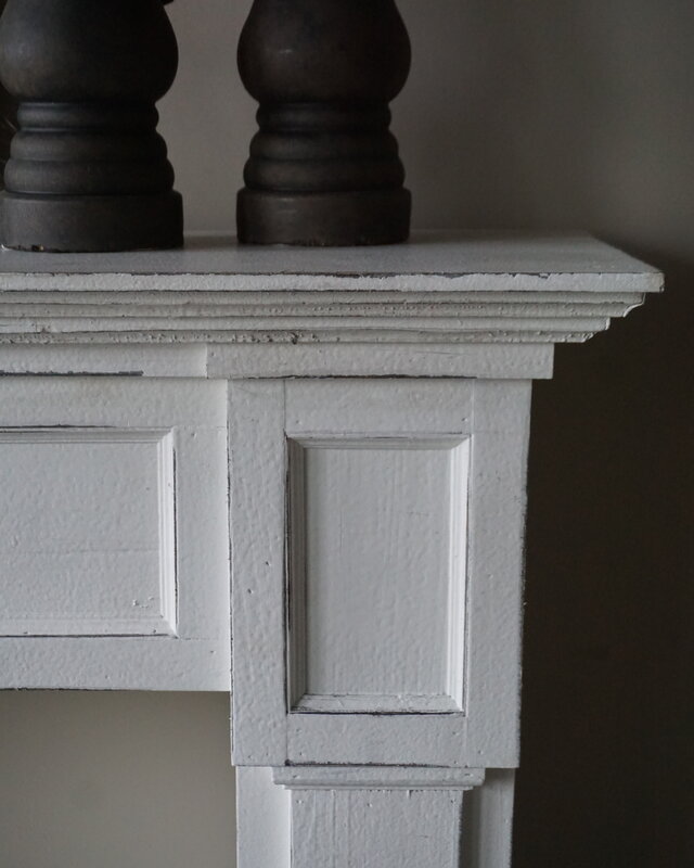 Rene Houtman Sfeervolle Houten Schouw | Wit | H108 x B125 x D27 cm