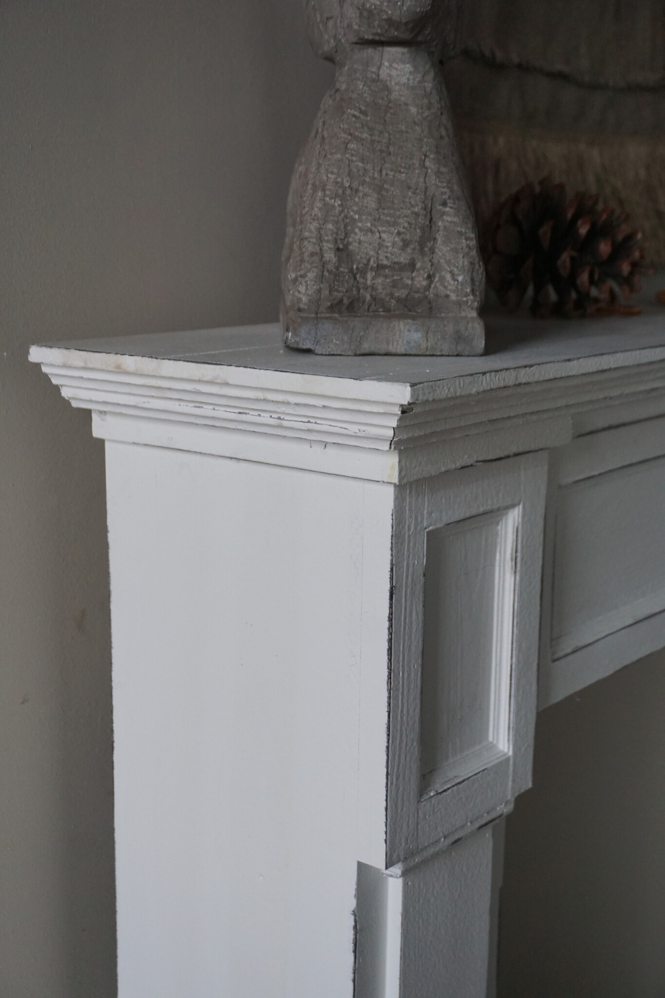 Rene Houtman Sfeervolle Houten Schouw | Wit | H108 x B125 x D27 cm