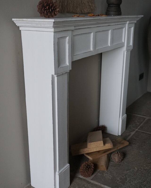 Rene Houtman Sfeervolle Houten Schouw | Wit | H108 x B125 x D27 cm