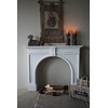 Sfeervolle Houten Schouw | Wit | H104 x B130 x D21 cm