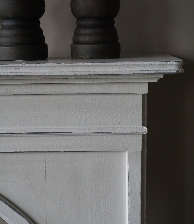 Rene Houtman Sfeervolle Houten Schouw | Wit | H104 x B130 x D21 cm