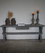 Rene Houtman Sidetable Cross| Grey | Oud Hout | Met Lade | H79 x B200
