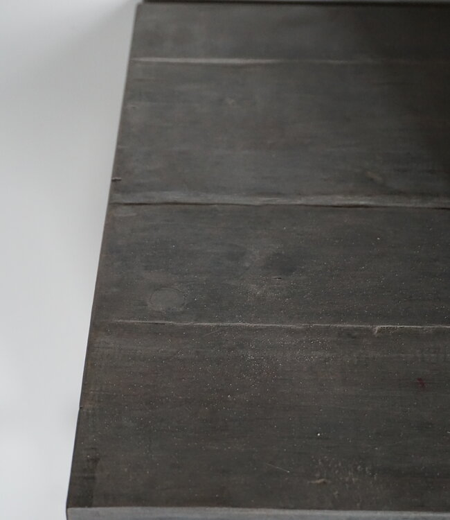 Rene Houtman Sidetable Cross| Grey | Oud Hout | Met Lade | H79 x B200