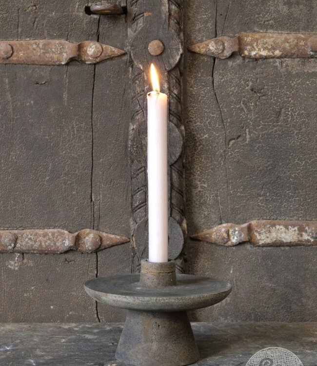 Be-Uniq Houten kandelaar | Bisa Small | Island Collection | H10 x B16 x D16 cm