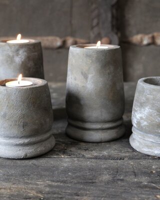 Be-Uniq Handgemaakte Waxinehouder | Small | Set Van 4