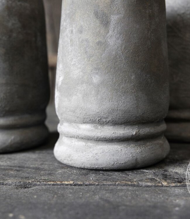 Be-Uniq Waxinehouder | Large | Set Van 2 | Organic Collection | H15 x B9 x D9 cm