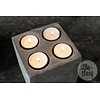 Waxinehouder | 4-light | Organic Collection | H15 x B12 x D12 cm