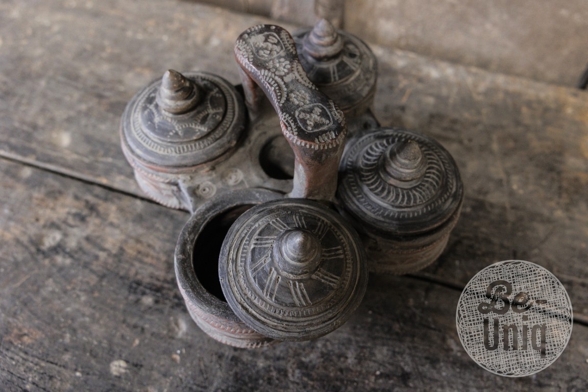 Be-Uniq Traditionele Spicebox | India | H17 x B20 x D20 cm