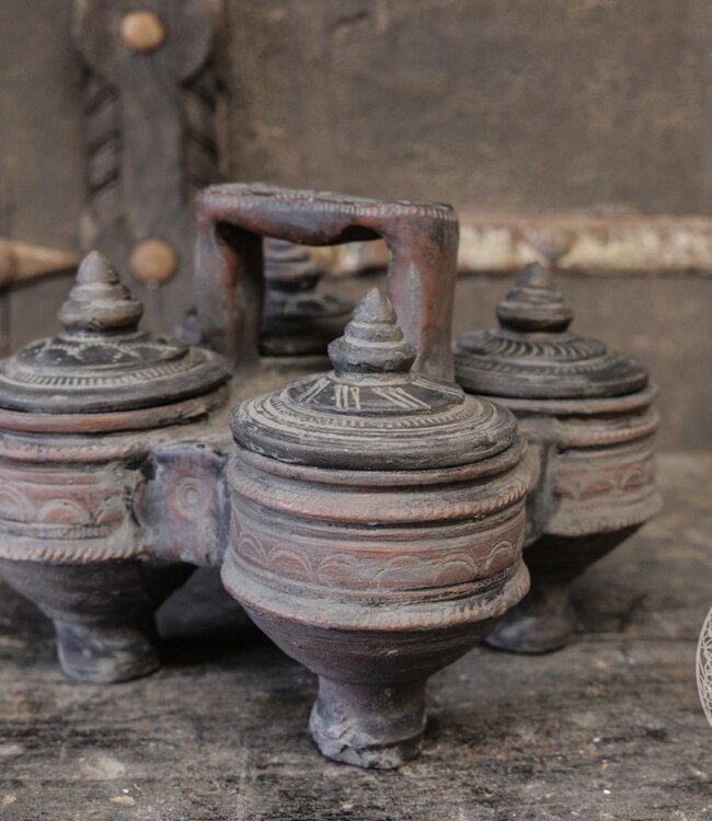 Be-Uniq Traditionele Spicebox | India | H17 x B20 x D20 cm