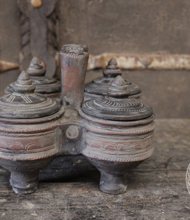 Be-Uniq Traditionele Spicebox | India | H17 x B20 x D20 cm