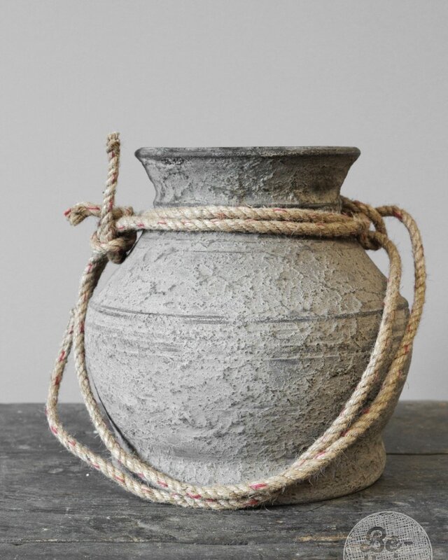 Be-Uniq Nepalese Houten Pot | H30 x B30 x D30 cm