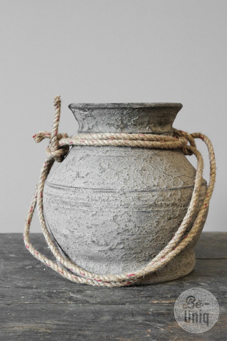 Be-Uniq Nepalese Houten Pot | H30 x B30 x D30 cm