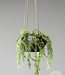 Be-Uniq Metalen Hangpot Aan Touw | H15 x B32 x D32 cm