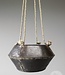 Be-Uniq Metalen Hangpot Aan Touw | H15 x B32 x D32 cm