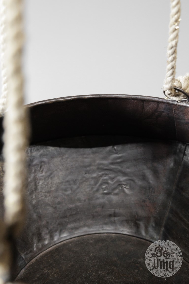Be-Uniq Metalen Hangpot Aan Touw | H15 x B32 x D32 cm