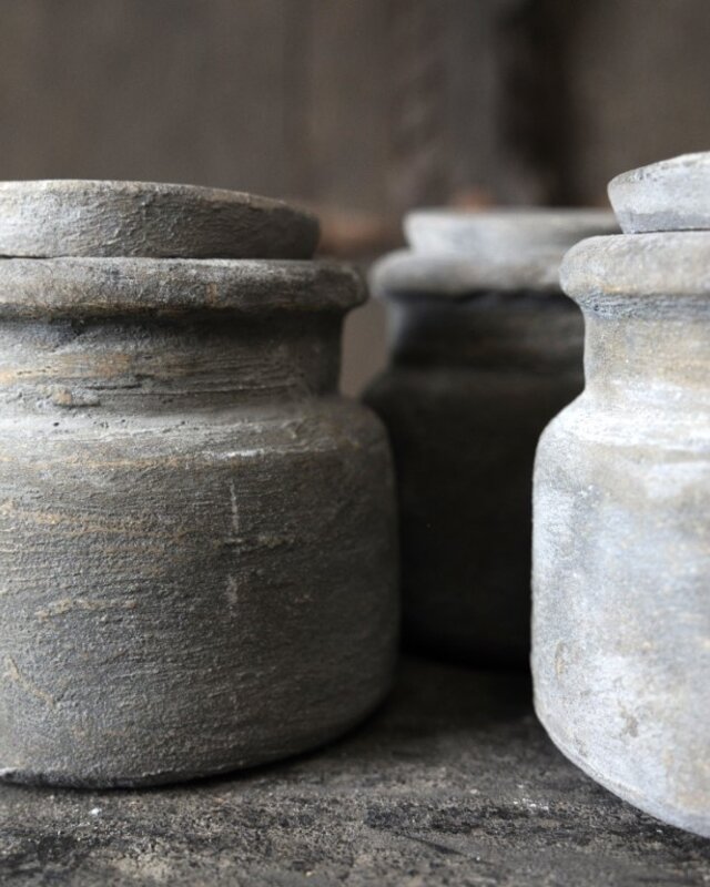 Be-Uniq Spice Jar | Large | Set Van 4 | Organic Collection | H9 x B9 x D9 cm