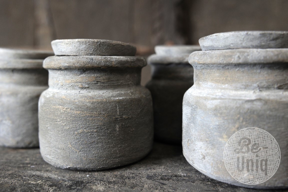 Be-Uniq Spice Jar | Large | Set Van 4 | Organic Collection | H9 x B9 x D9 cm