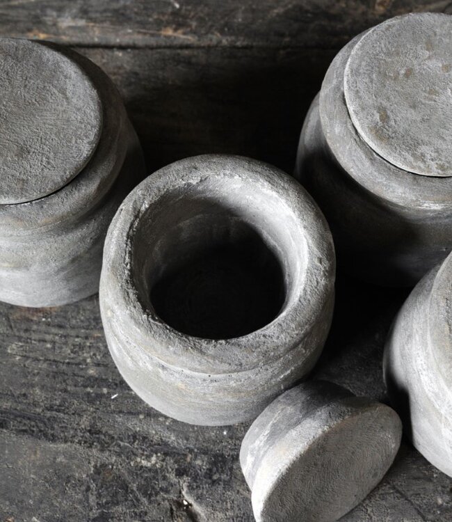 Be-Uniq Spice Jar | Large | Set Van 4 | Organic Collection | H9 x B9 x D9 cm