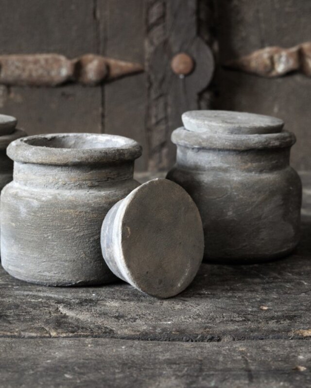 Be-Uniq Spice Jar | Large | Set Van 4 | Organic Collection | H9 x B9 x D9 cm