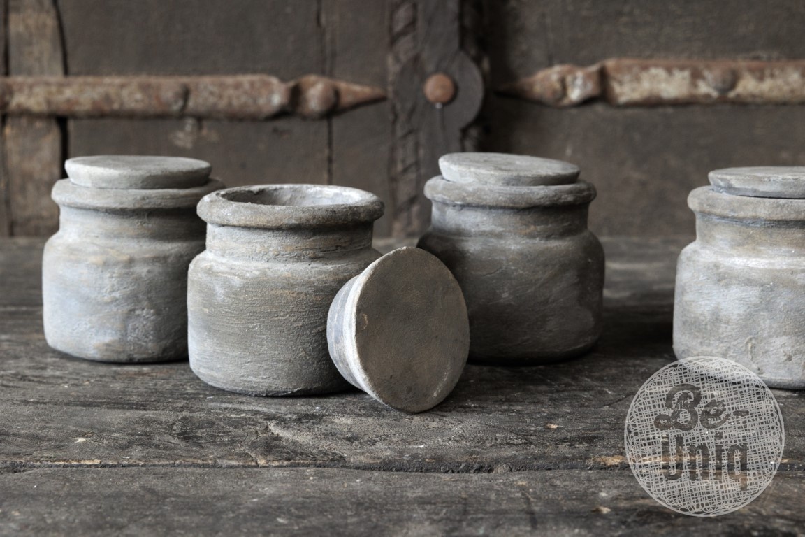 Be-Uniq Spice Jar | Large | Set Van 4 | Organic Collection | H9 x B9 x D9 cm