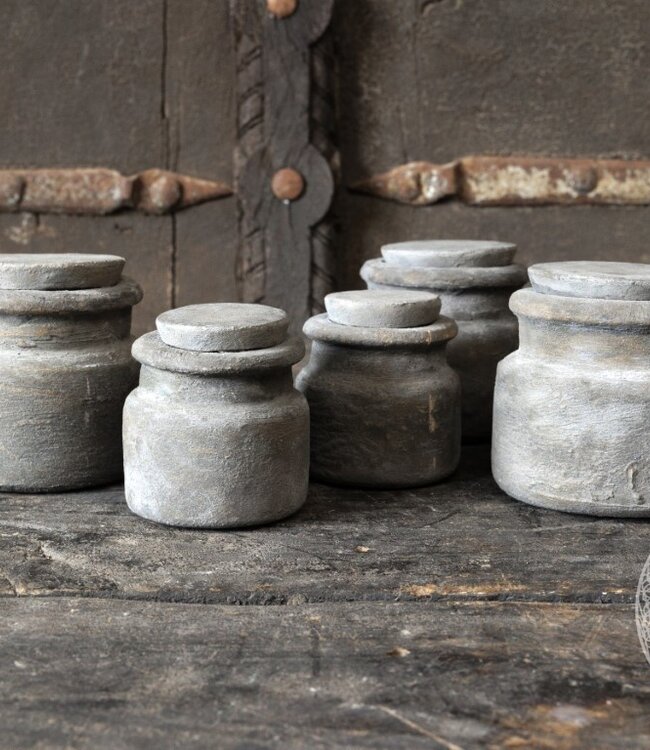 Be-Uniq Spice Jar | Large | Set Van 4 | Organic Collection | H9 x B9 x D9 cm