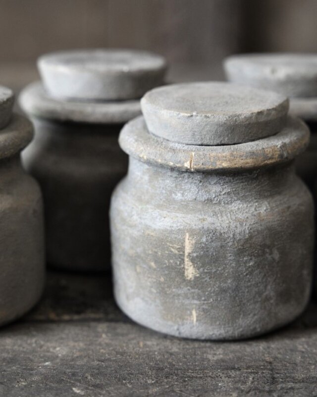 Be-Uniq Spice Jar | Small | Set Van 4 | Organic Collection | H7 x B7 x D7 cm