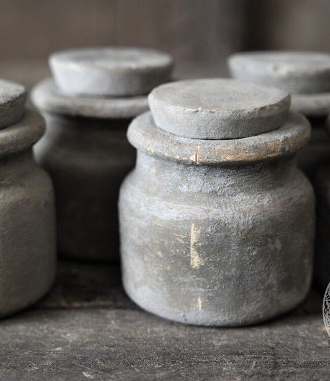 Be-Uniq Spice Jar | Small | Set Van 4 | Organic Collection | H7 x B7 x D7 cm