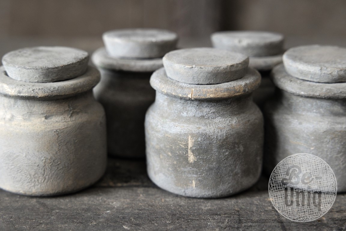 Be-Uniq Spice Jar | Small | Set Van 4 | Organic Collection | H7 x B7 x D7 cm