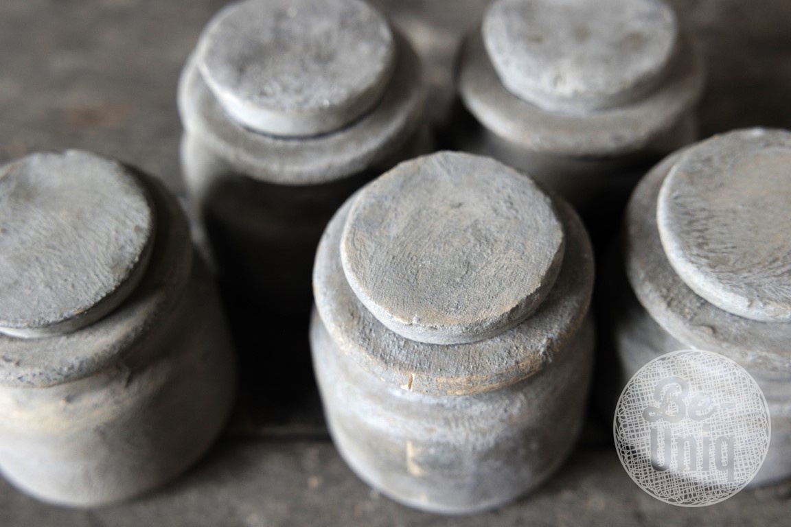 Be-Uniq Spice Jar | Small | Set Van 4 | Organic Collection | H7 x B7 x D7 cm
