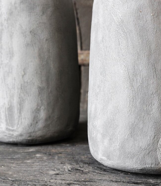 Be-Uniq Vaas Met Hendel | Small | Organic Collection | H29 x B18 x D14 cm