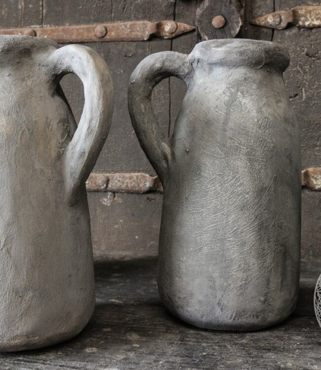 Be-Uniq Vaas Met Hendel | Small | Organic Collection | H29 x B18 x D14 cm