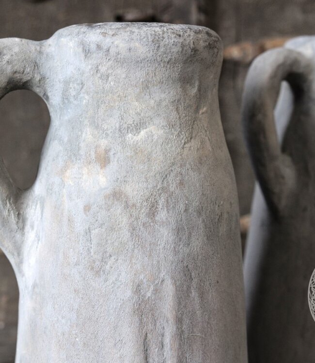 Be-Uniq Vaas Met Hendel | Large | Organic Collection | H36 x B18 x D18 cm