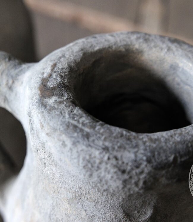 Be-Uniq Vaas Met Hendel | Large | Organic Collection | H36 x B18 x D18 cm