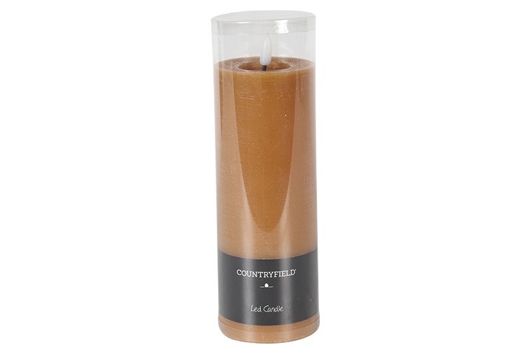 Countryfield LED Stompkaars | Rustiek Amber | H20 x Ø7,5 cm